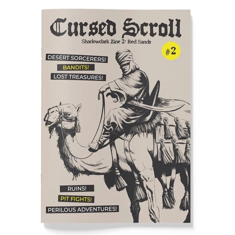 Cursed Scroll Zine, Vol. 2: Red Sands