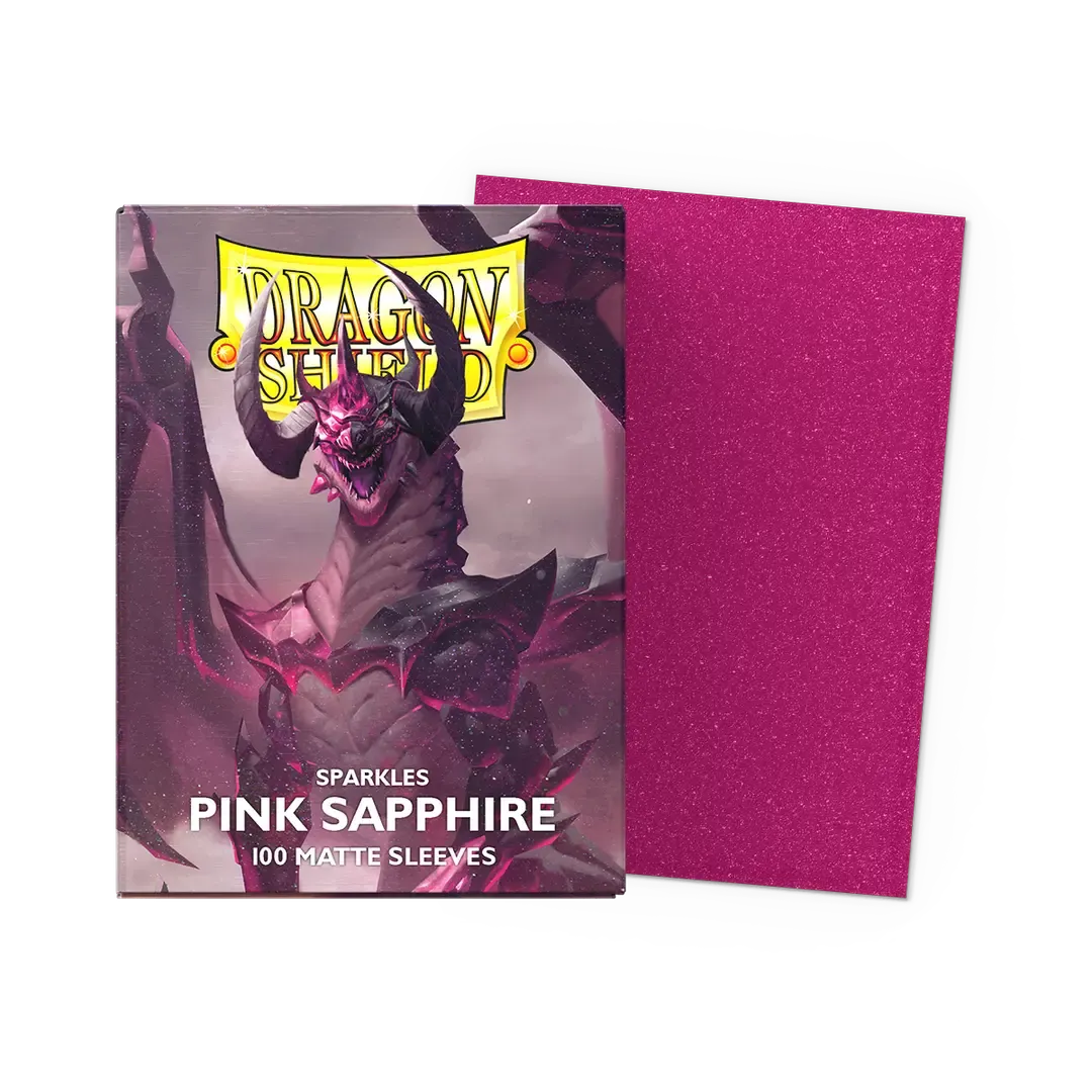 Dragon Shield Sleeves 100ct - Matte Pink Sapphire