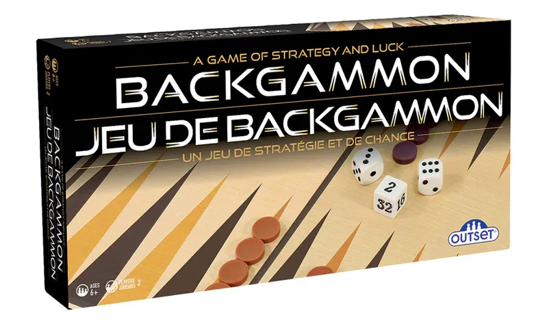 Plastic Backgammon Set