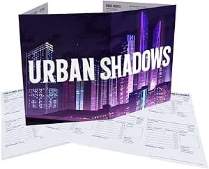 Urban Shadows RPG 2E: MC Screen &amp; Campaign Notepad