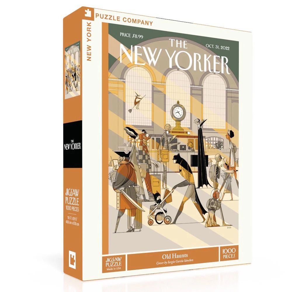 Old Haunts 1000pc New York Puzzle Company Jigsaw Puzzle