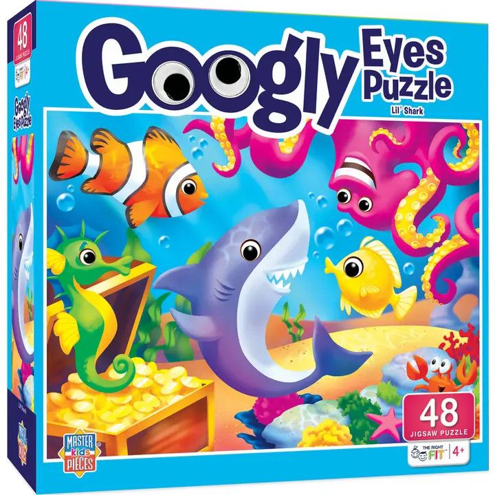 Googly Eyes - Lil Shark &amp; Friends 48 Piece Puzzle