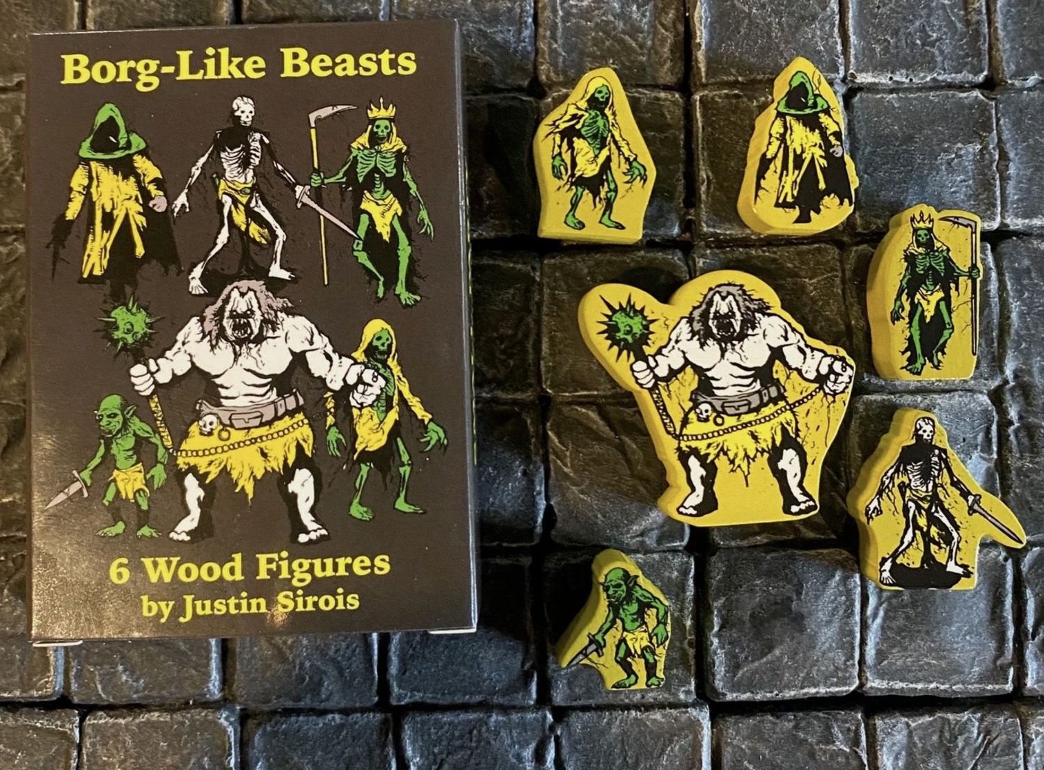 SMALL PARTY FUGURINE SET: BORG LIKE BEASTS