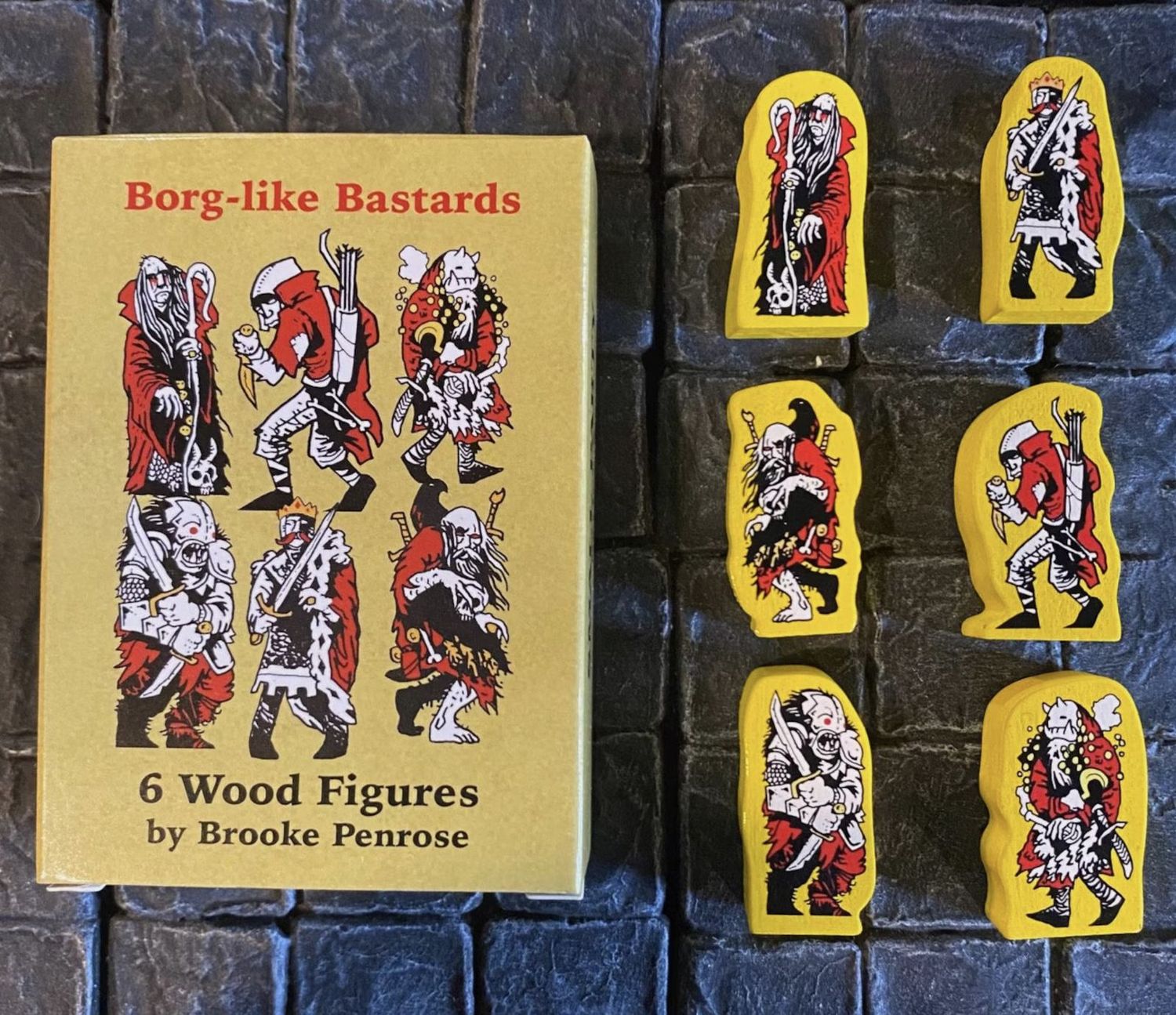 SMALL PARTY FUGURINE SET: BORG LIKE BASTARDS