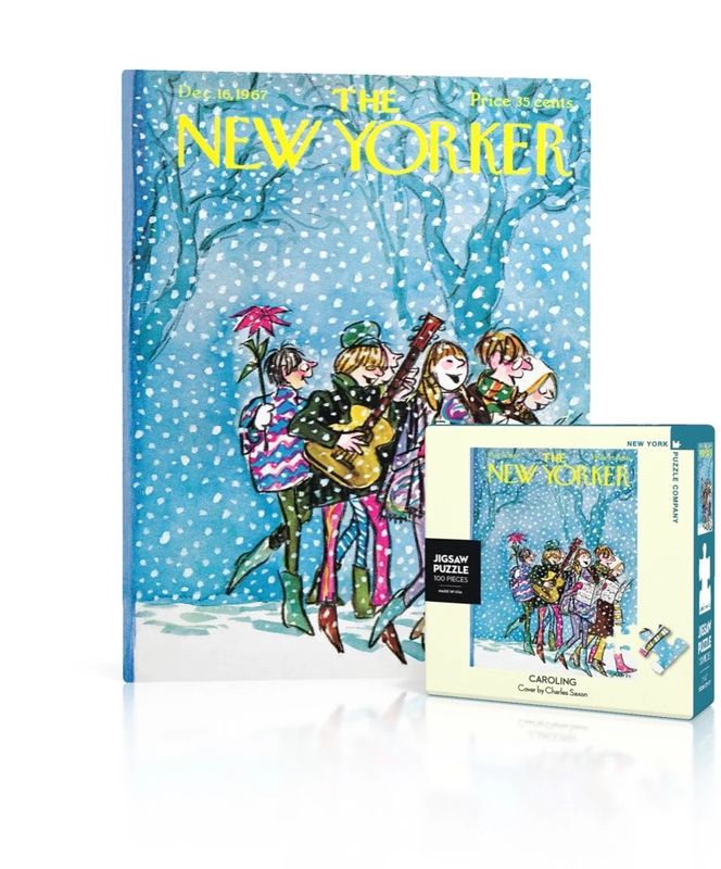 Caroling Mini 100pc New York Puzzle Company Jigsaw Puzzle