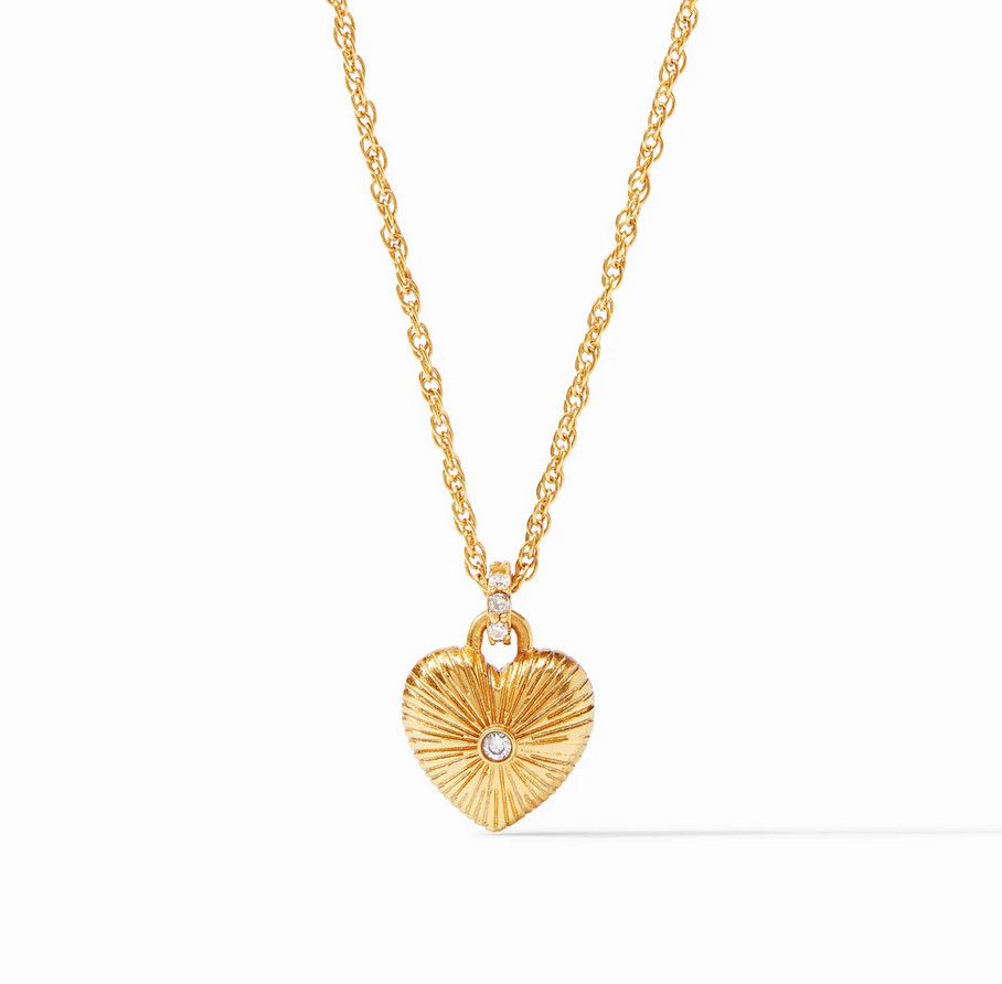 Esme Heart Solitaire Necklace