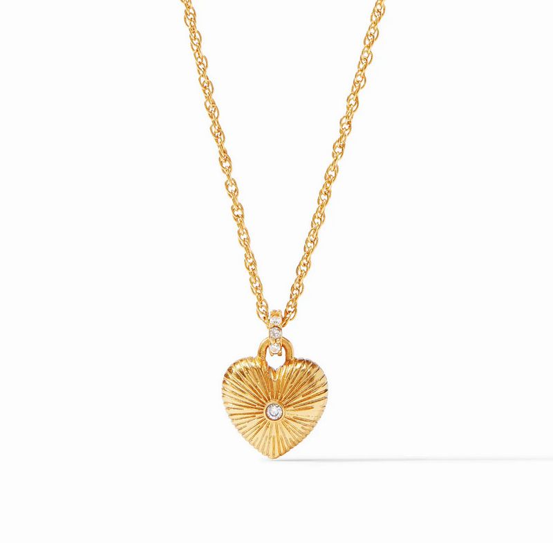 Esme Heart Solitaire Necklace