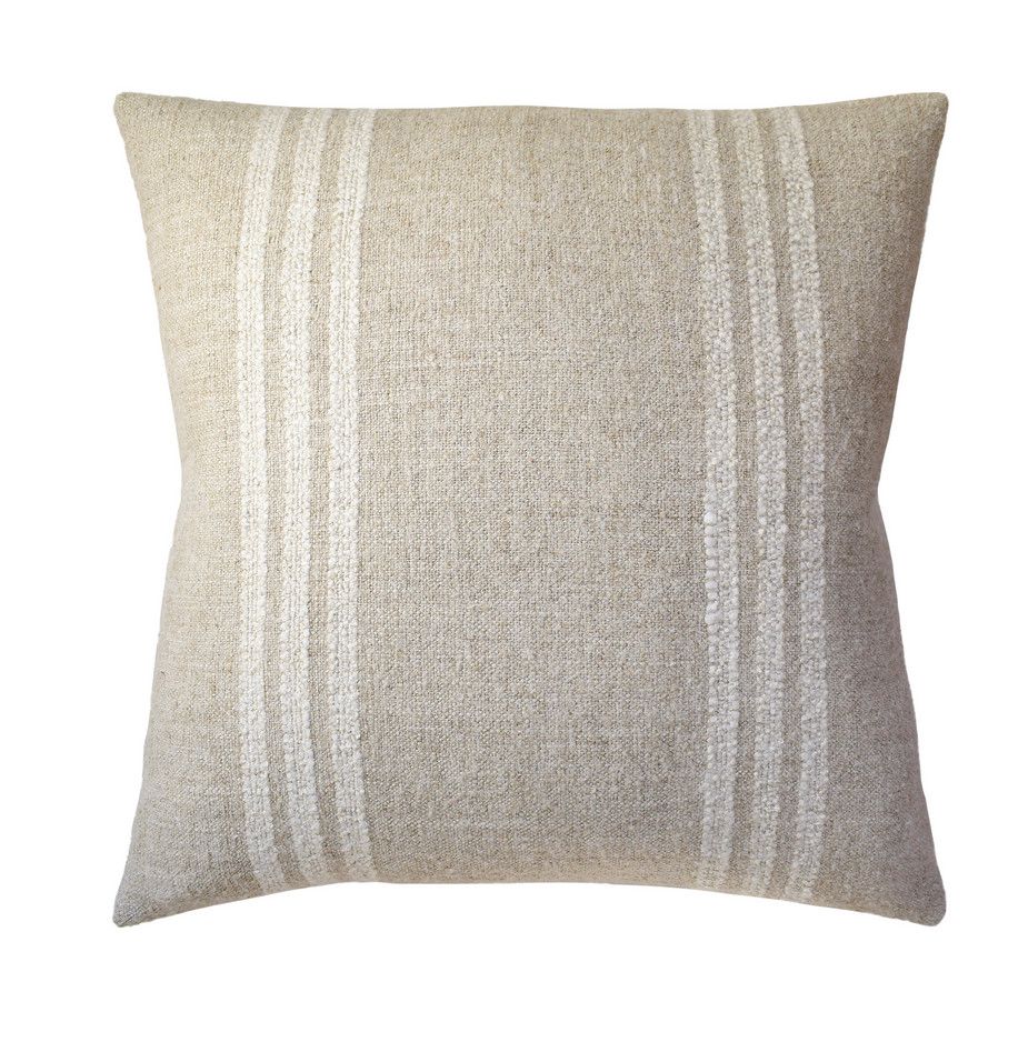 Karphi Stripe Flax Pillow 22&quot;