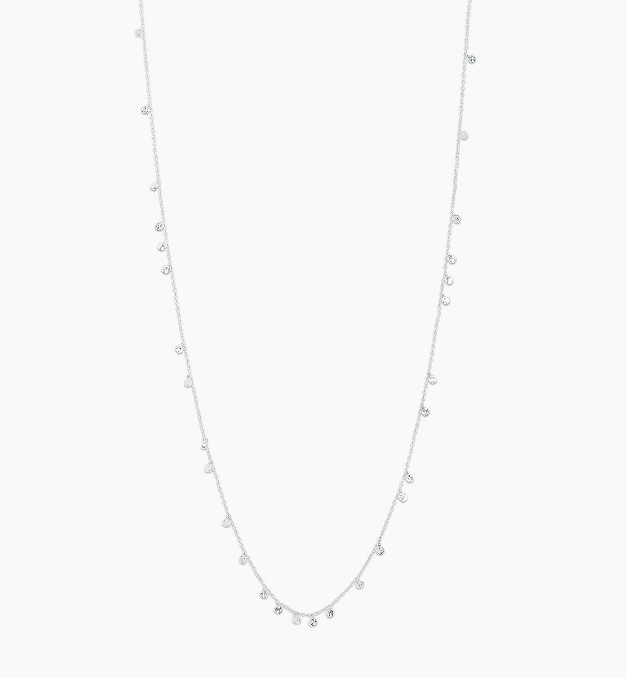 Chloe Mini Long Necklace - silver