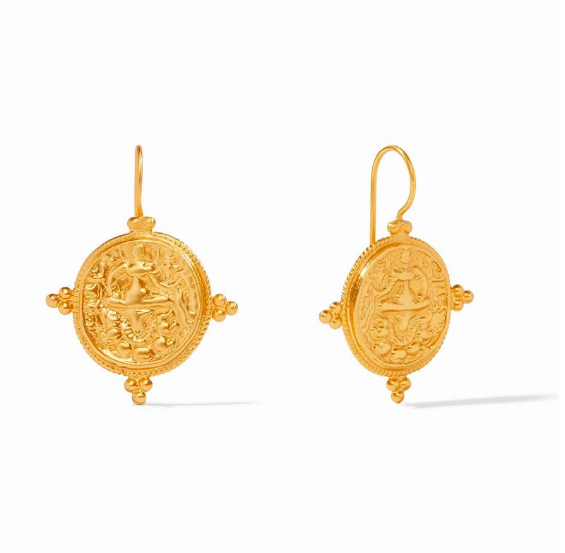 Quatro Coin Earring