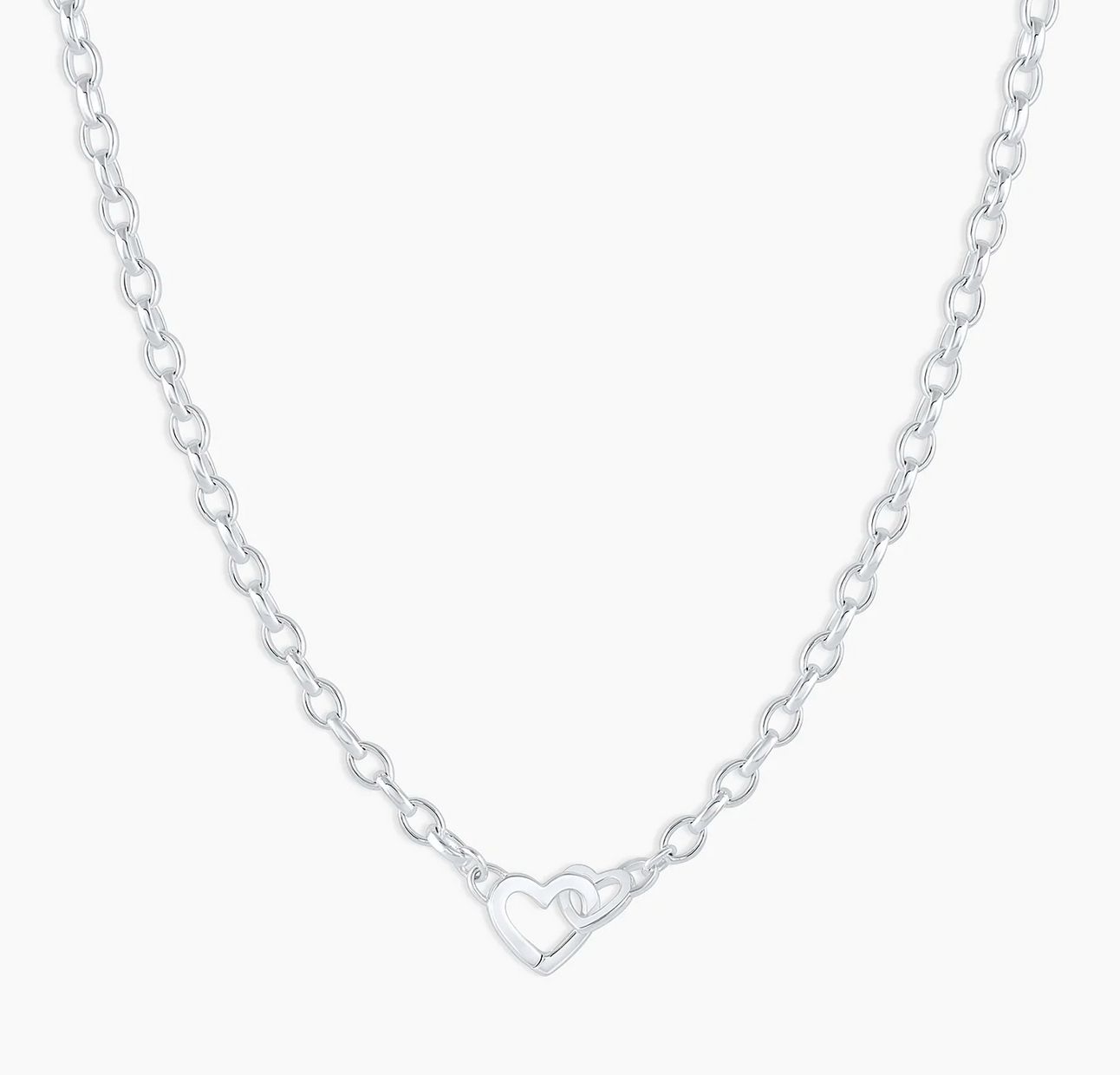 Parker Heart Mini Necklace- silver