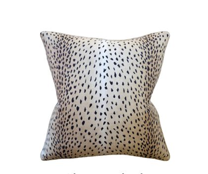Doe Classic Black Pillow 20”