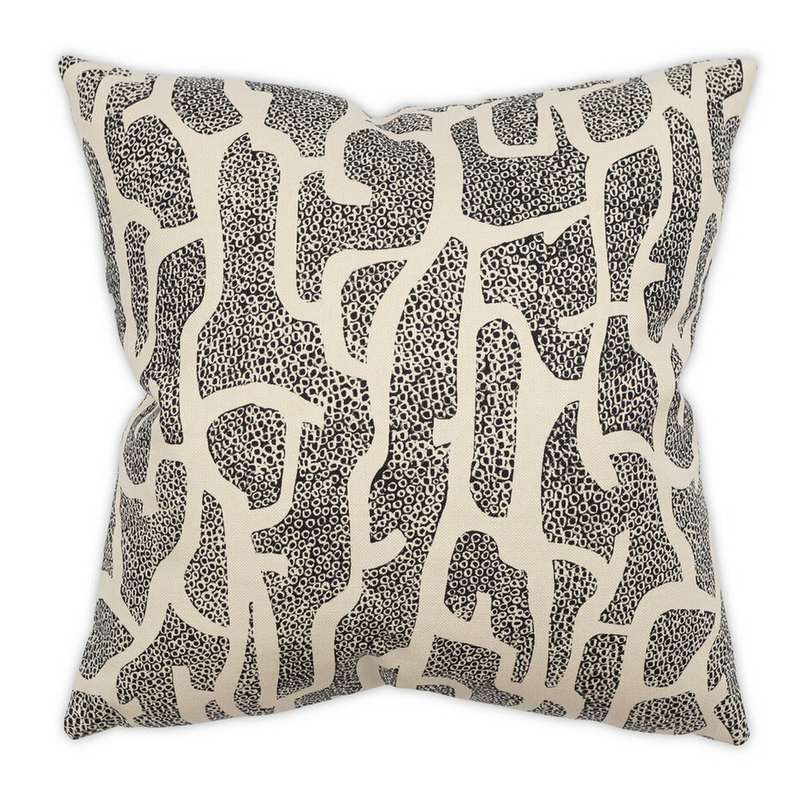 Gracie Black Pillow 20&quot;