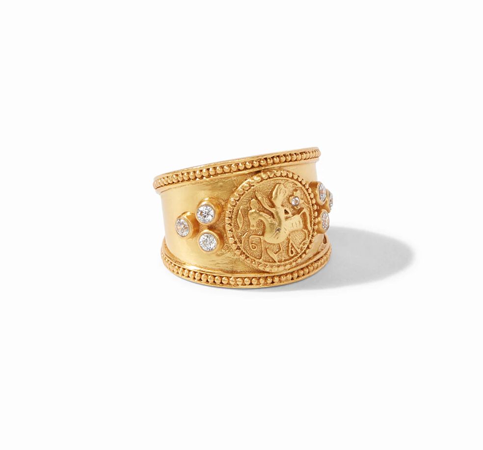 Coin Crest Ring/ 8
