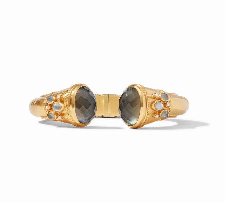 Cassis Cuff - iridescent charcoal blue