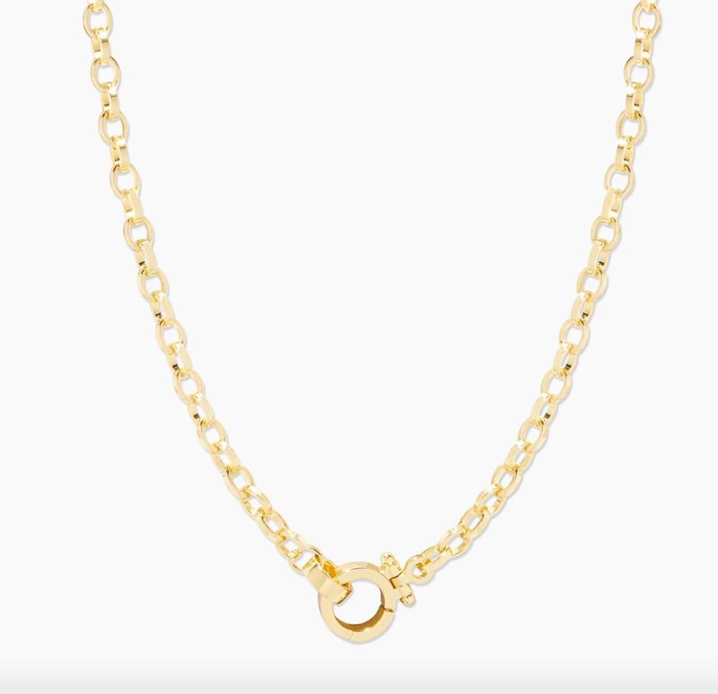Rose Necklace - gold
