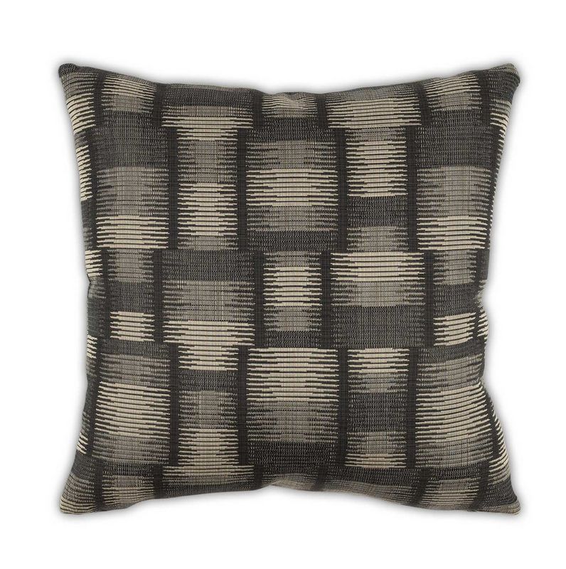 Memphis Charcoal Pillow 20&quot;