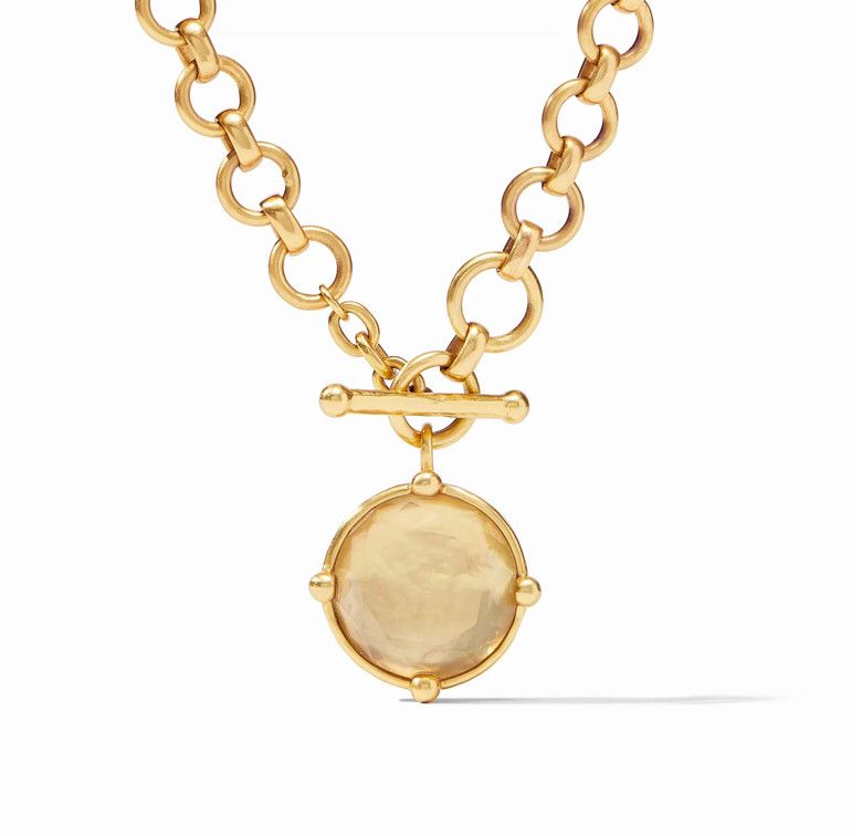 Honeybee Demi Necklace  - iridescent champagne