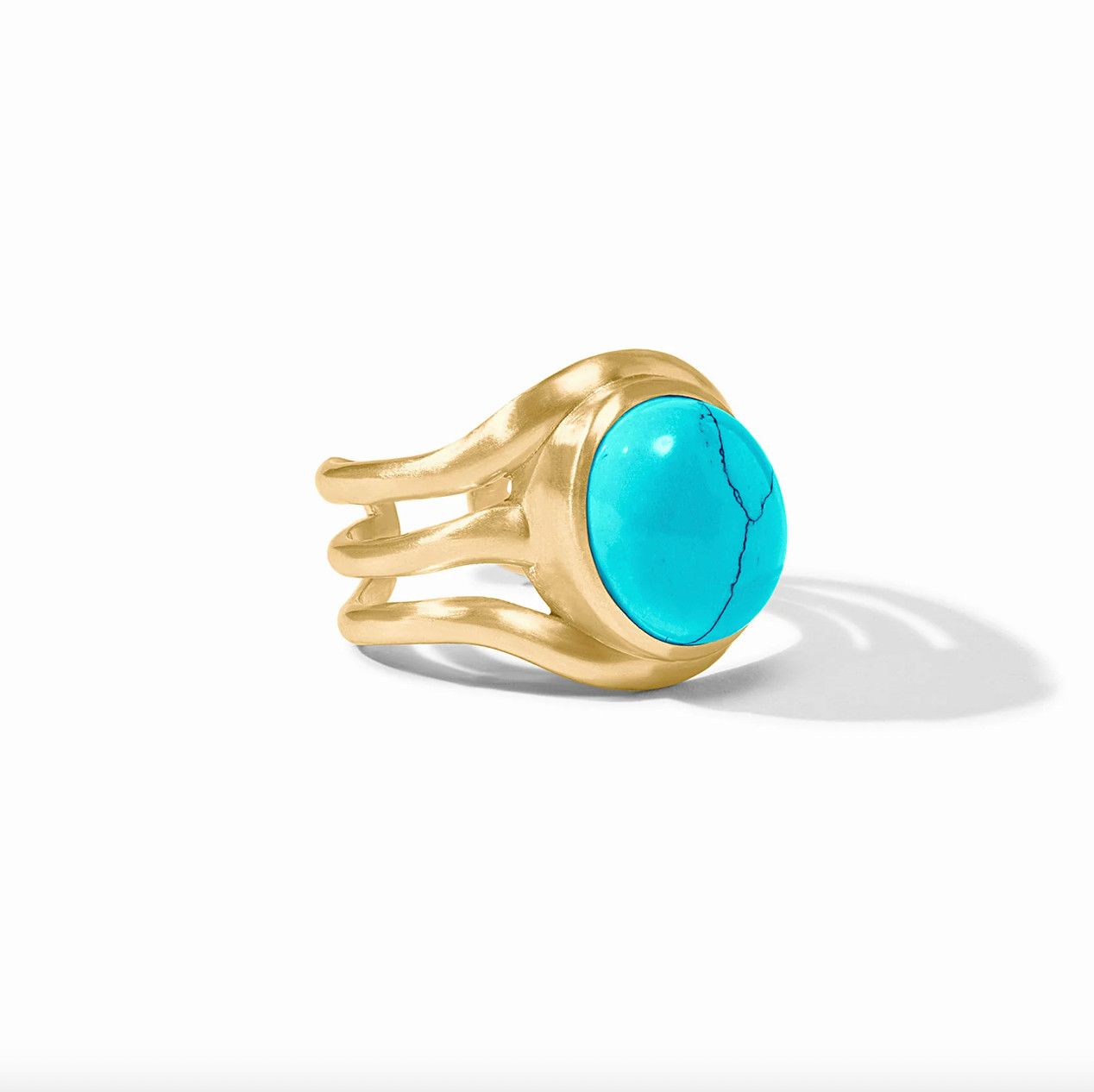 Wave Stone Ring - turquoise