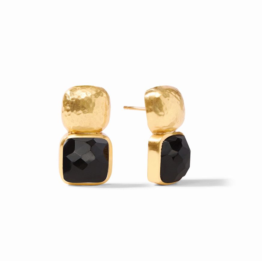 Catalina Earring - obsidian black