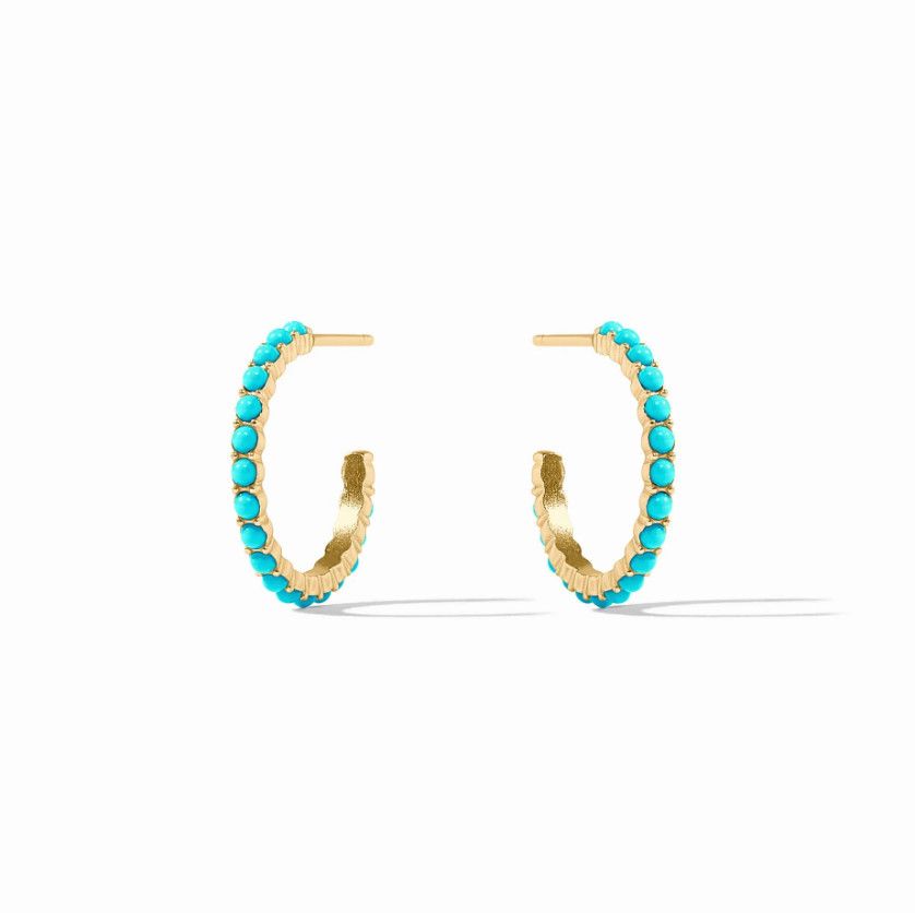 Juliet Hoop - turquoise blue