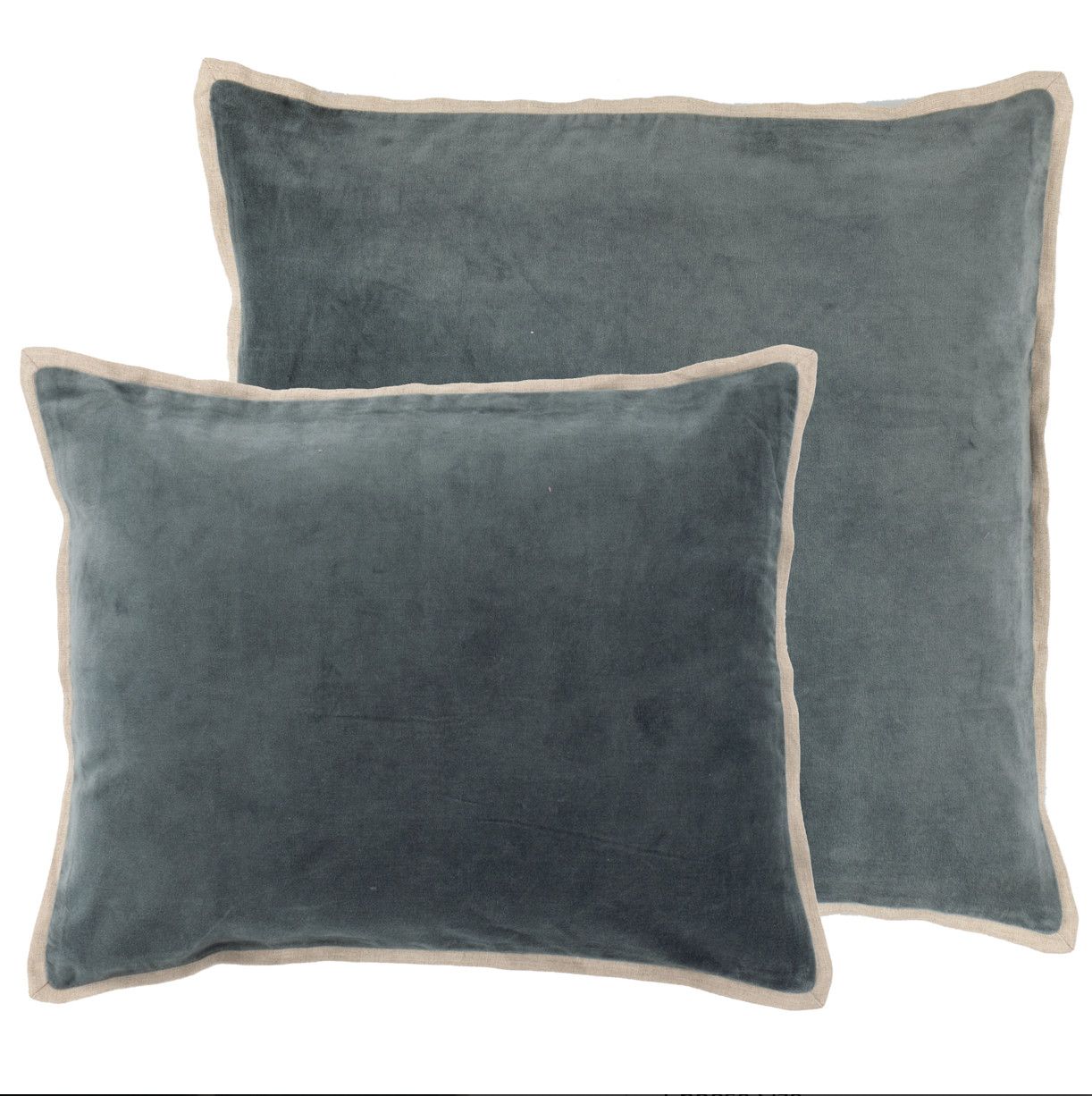 Gehry Velvet/Linen Pacific Pillow 22&quot;