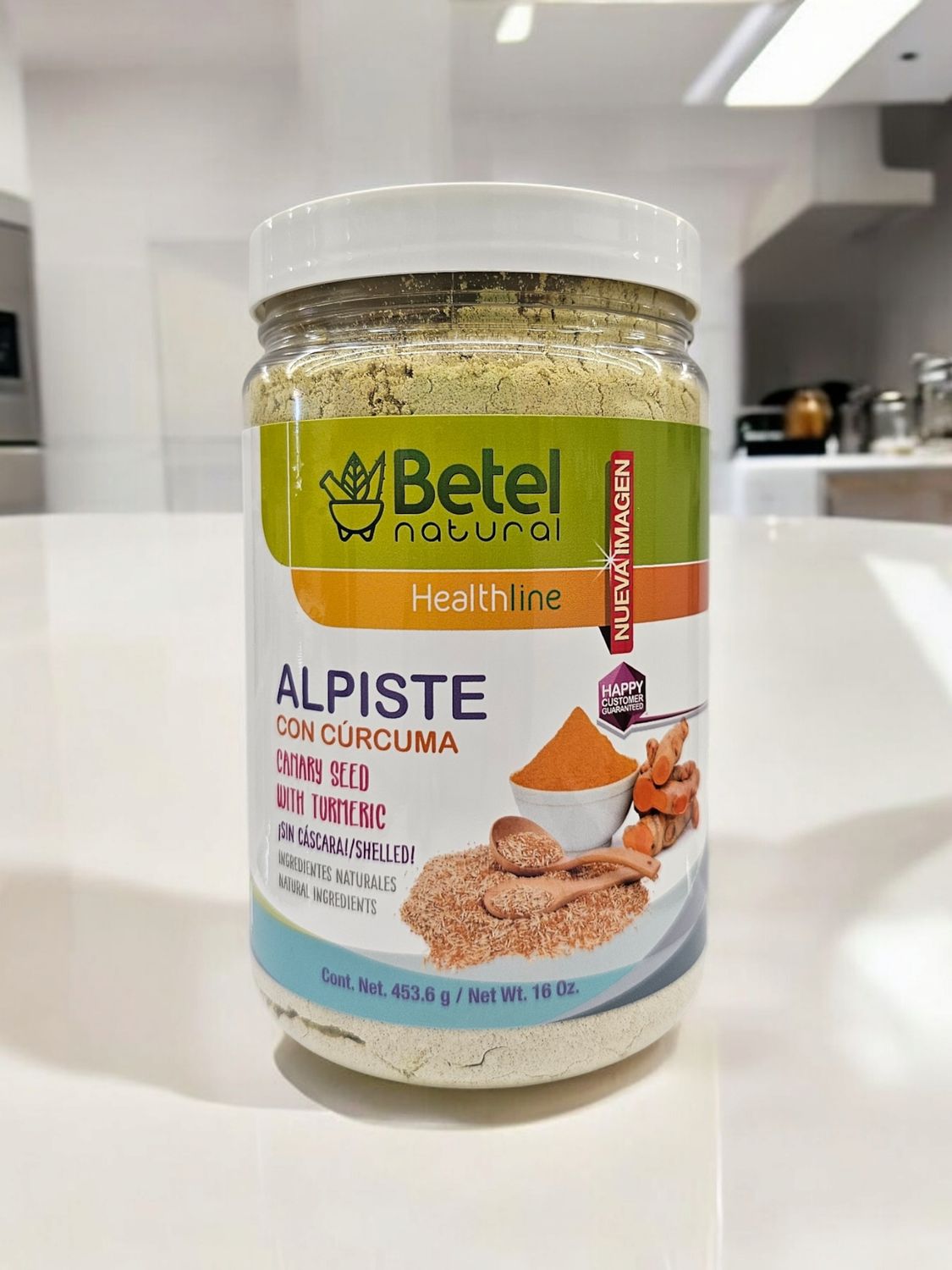 Alpiste en Polvo 16 oz, Tile: Curcuma