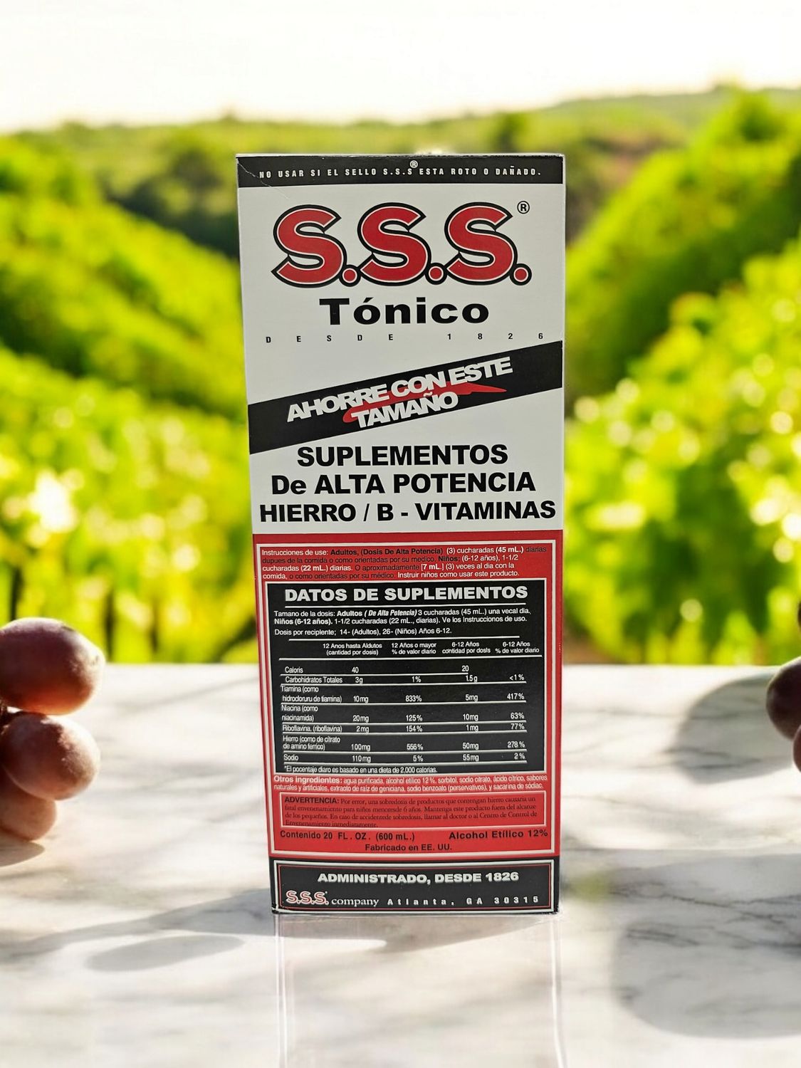 S.S.S Tonic 20 oz