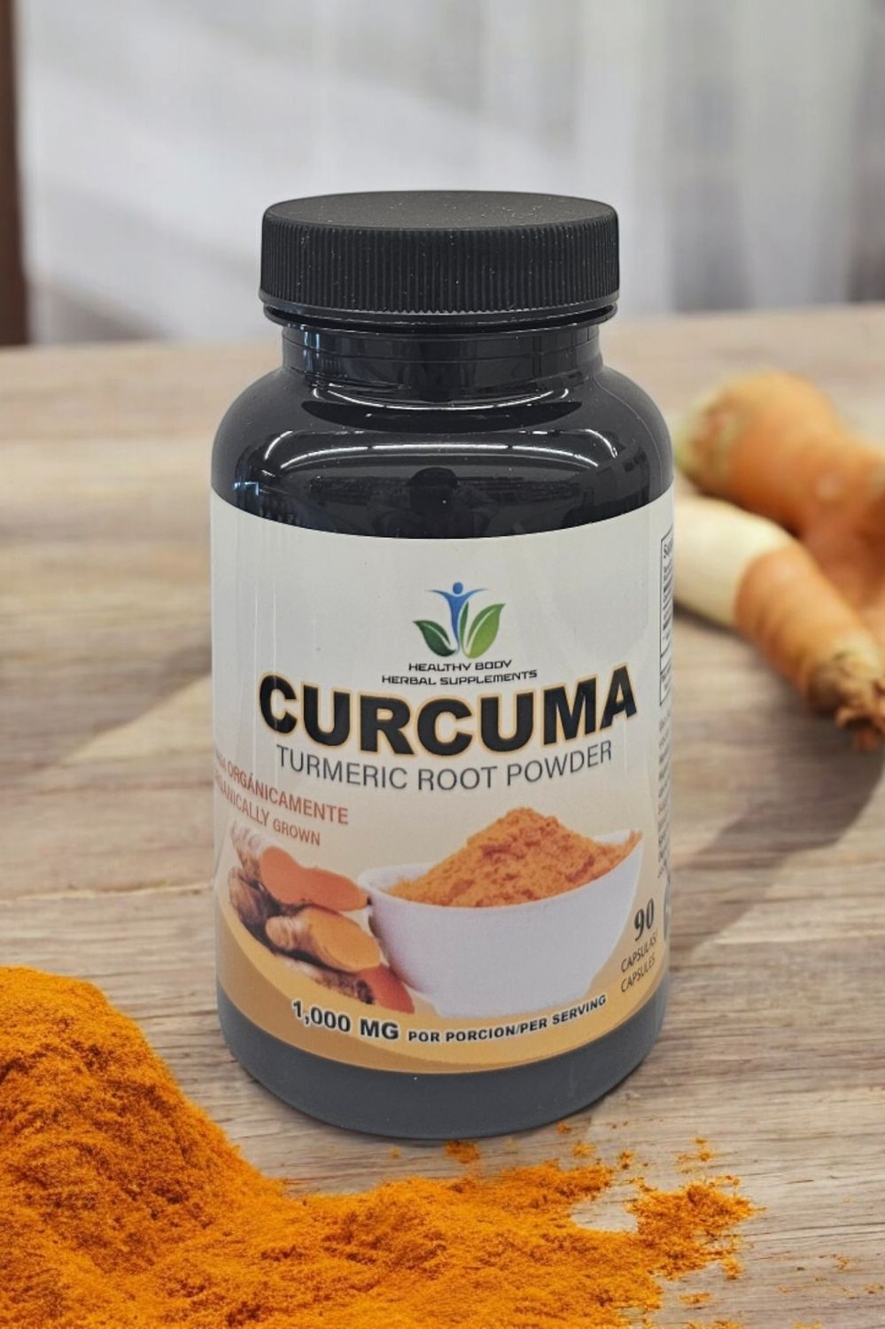 Turmeric Root 90 Cap (1,000 MG)