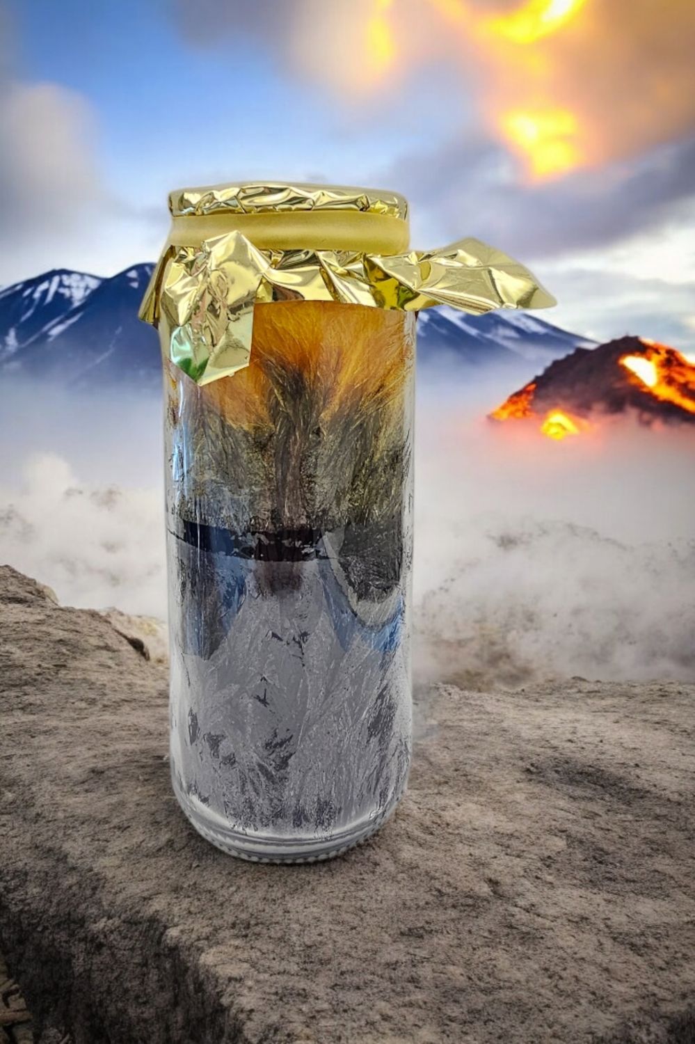 VMA Palm Wax Candle - Against Malevolent Energy and Curses