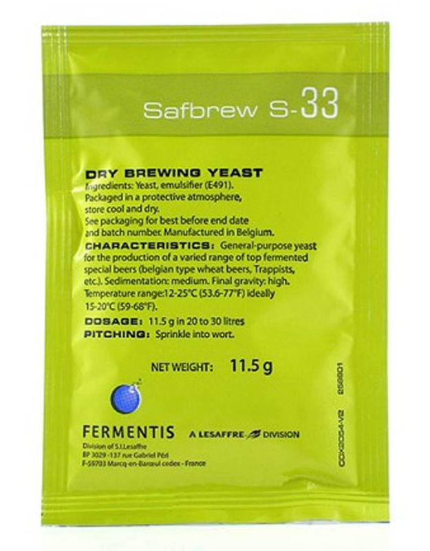 Safbrew S-33 11.5 Gr