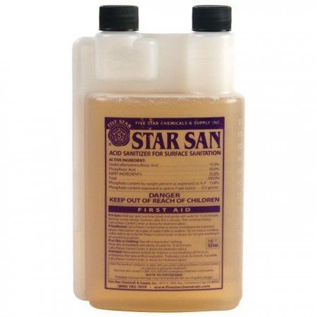 Five Star Chemicals Star San-32 Ounce