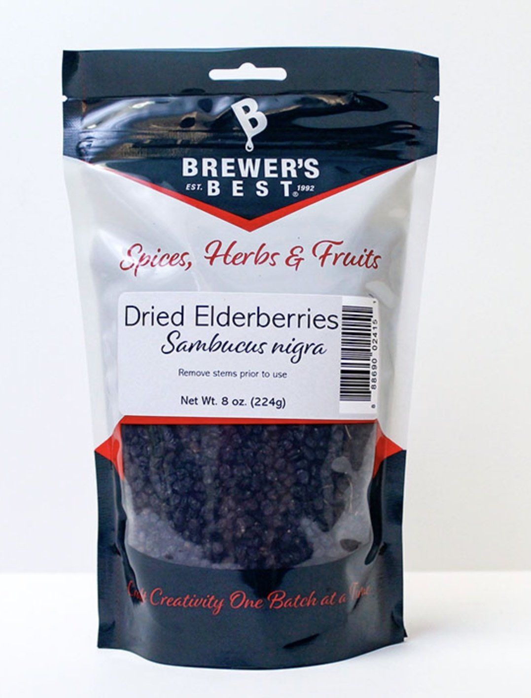 Brewer&#39;s Best Dried Elderflowers  2 Oz