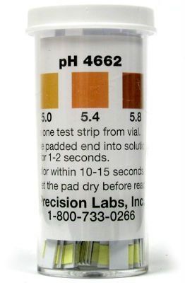 Ph Papers, 2.8-4.4 Range/Wine --- 100/Vial