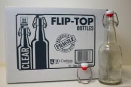 EZ Cap 1 Liter Clear Bottle single