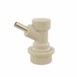 Gray Gas Disconnect Ball lock, with Barb