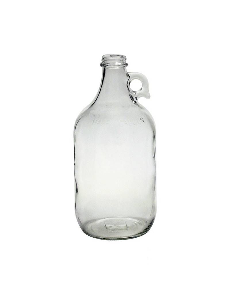 FLINT 1/2 GALLON GLASS JUG single