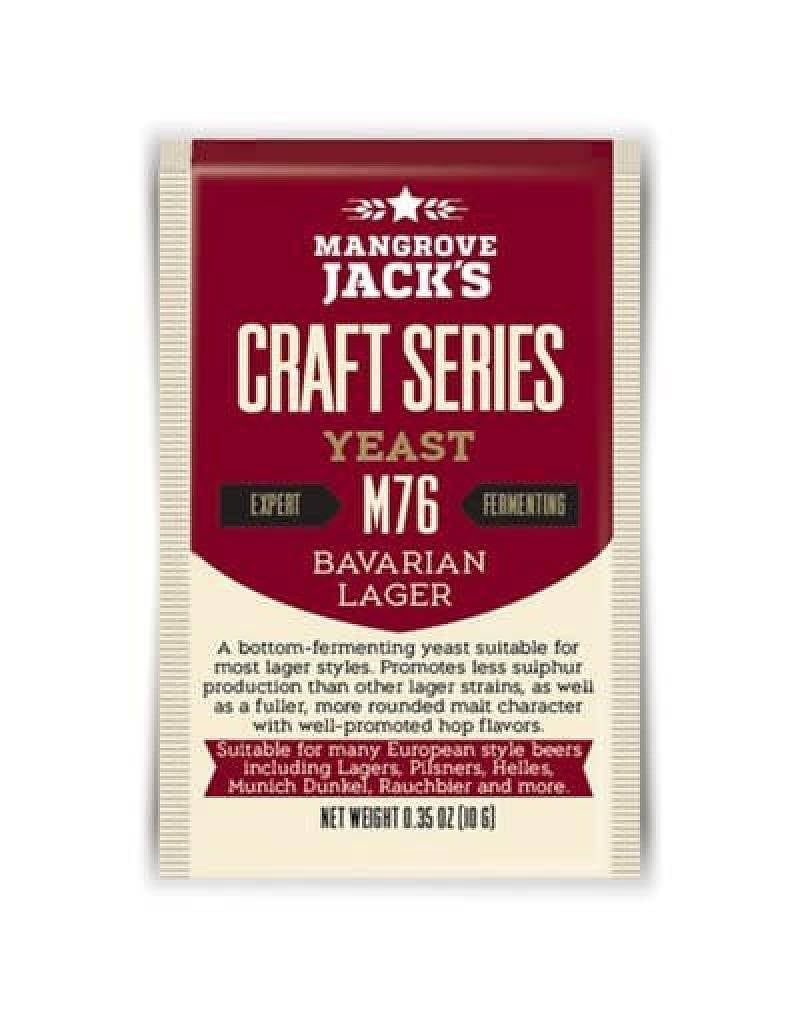 Mangrove Jack&#39;s CS Dried Yeast Bavarian Lager M76