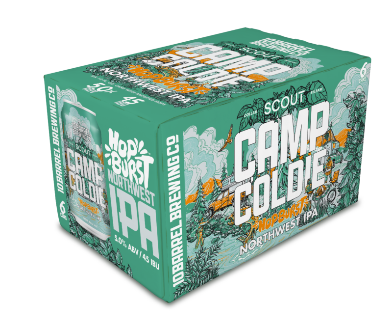 10 Barrel Camp Coldie Hopburst NW IPA 6pk cans
