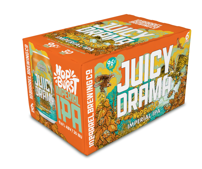 10 Barrel Juicy Drama Imperial IPA 6pk cans