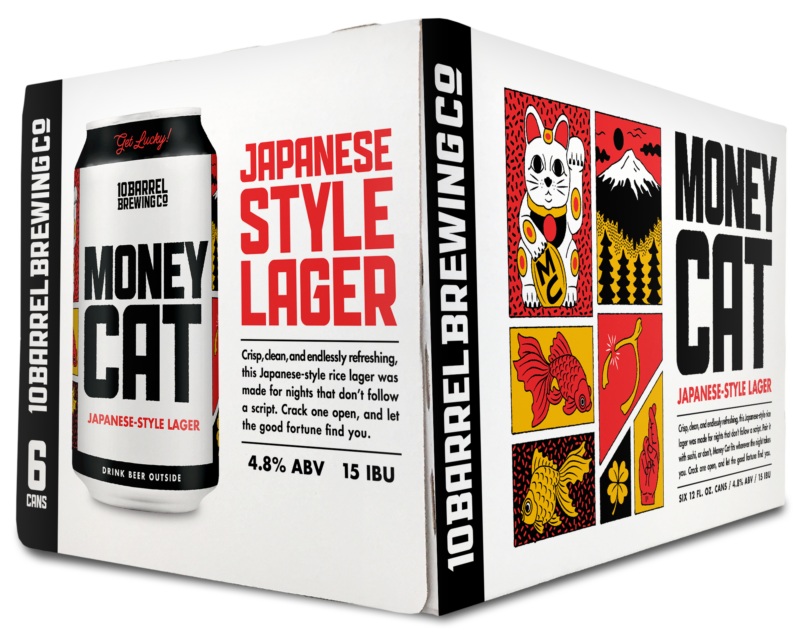10 Barrel Money Cat Japanese-Style Lager 6pk cans