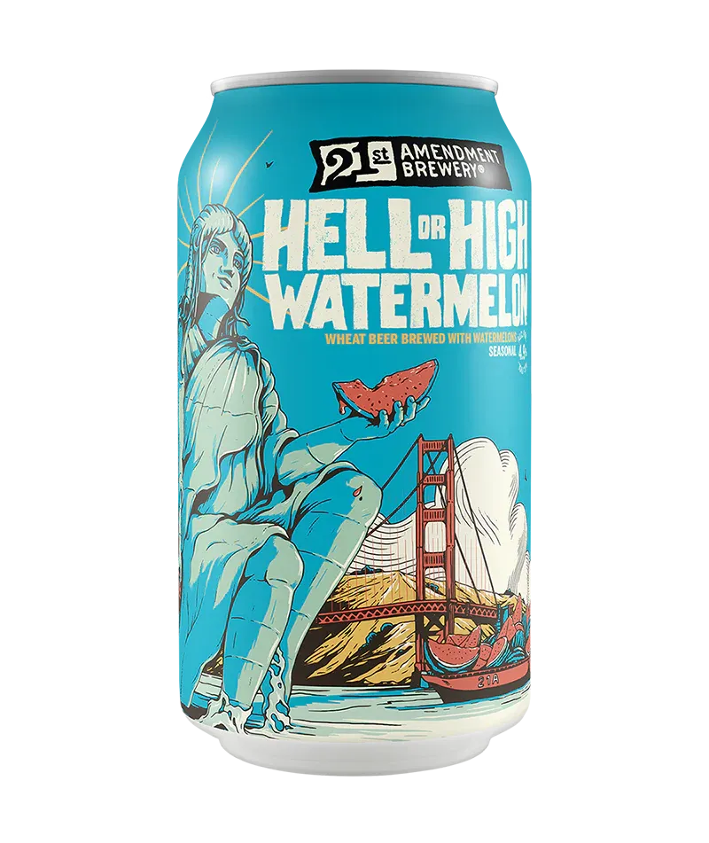 21st Amendment Hell or High Watermelon Seasonal single