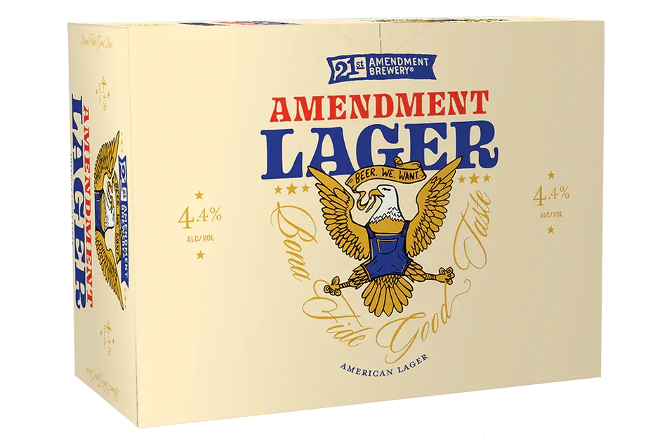 21st Amendment Lager 12pk cans
