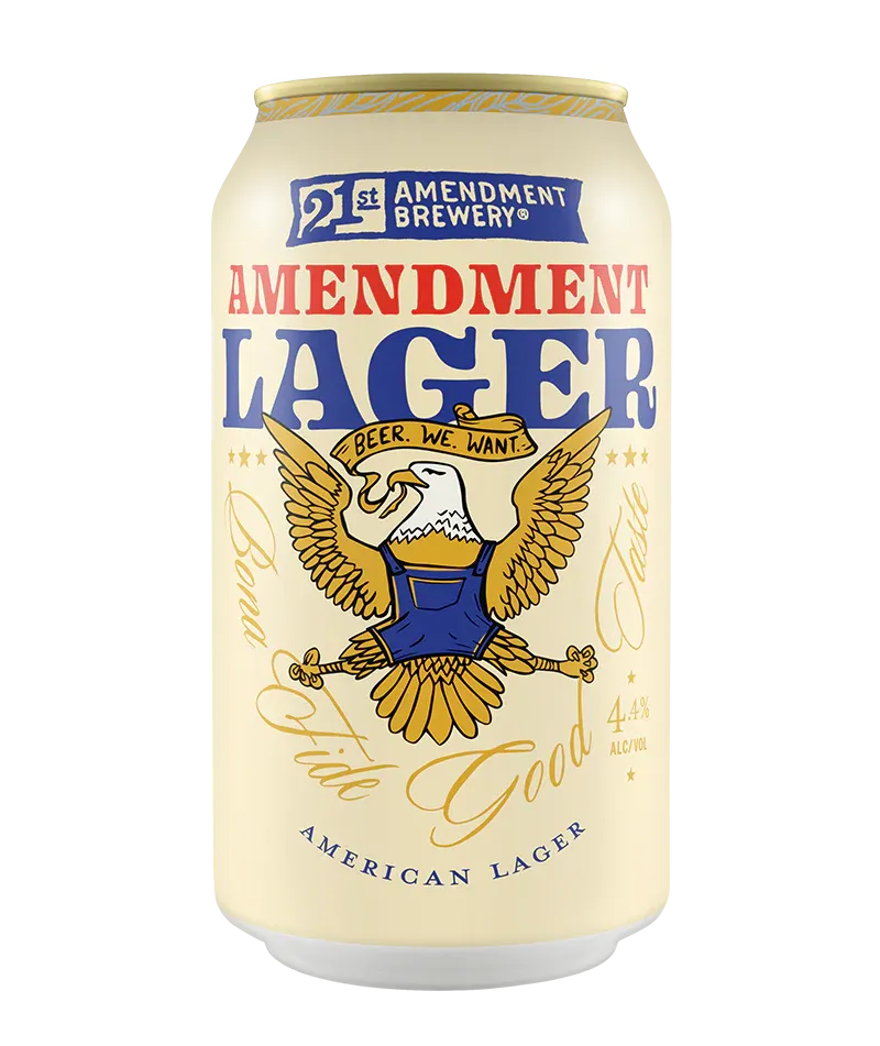 21st Amendment Lager 12pk cans single