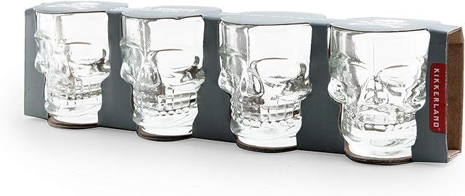 4pk Skull Shotglasses