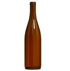 750mL California Amber Hock Wine Bottles  single