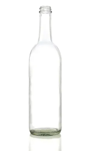 750mL Clear Screw Top Bordeaux Wine Bottles  single
