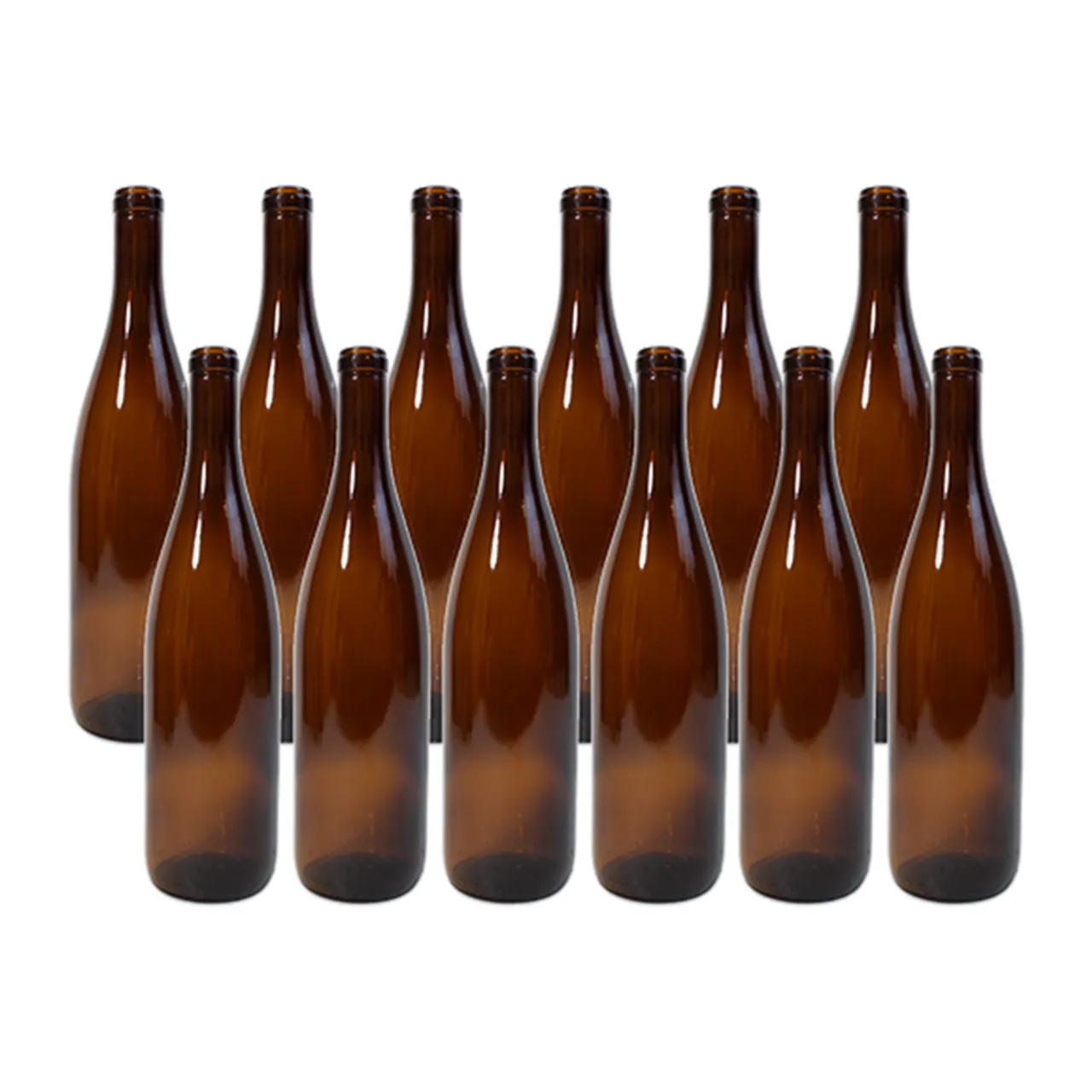 750mL California Amber Hock Wine Bottles 12/Case