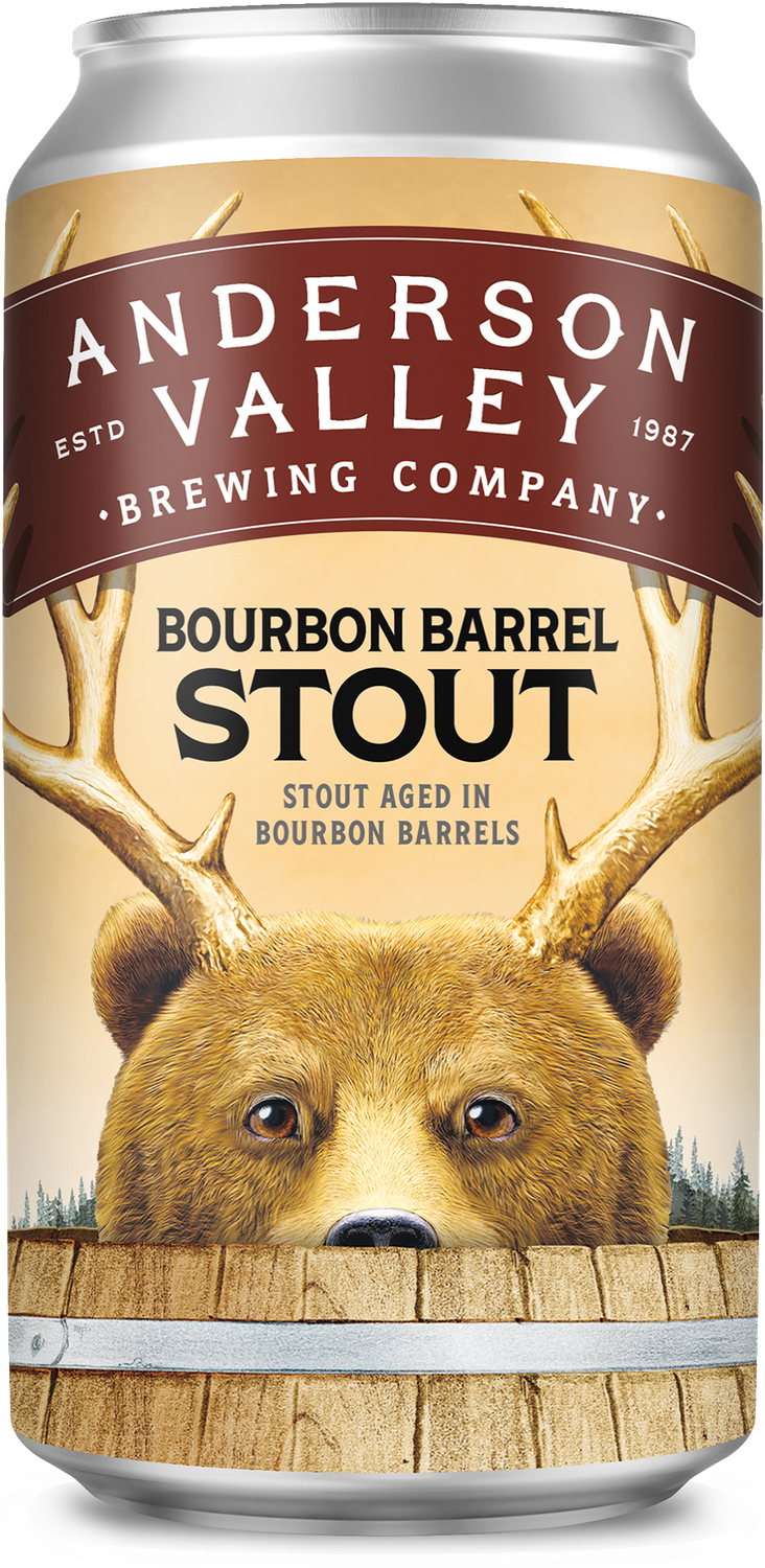 Anderson Valley Bourbon Barrel Stout 4pk cans single