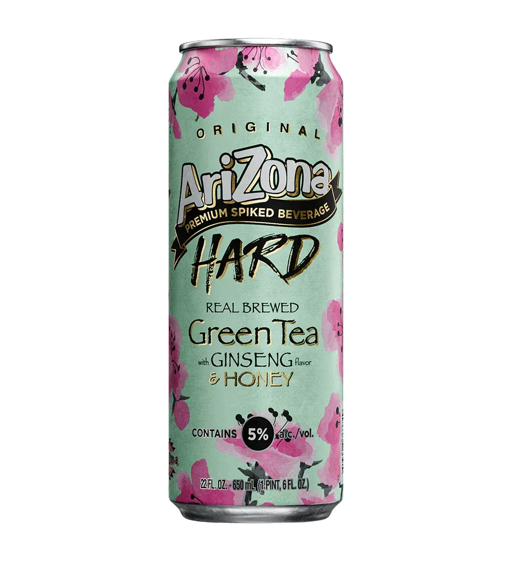 Arizona Hard Green Tea w/ Ginseng &amp; Honey 22oz